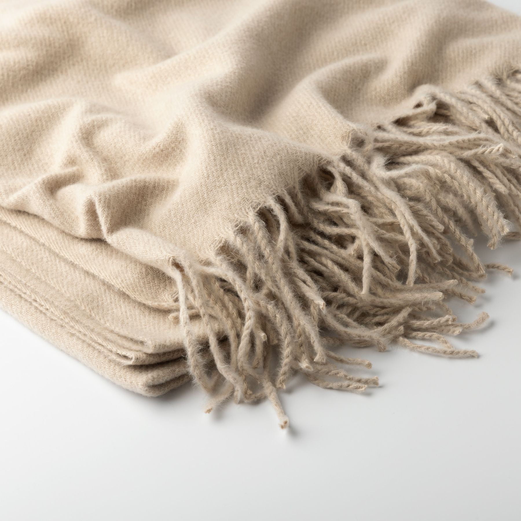 KUSCHELDECKE BEIGE